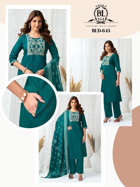 Ballika 3pcs spring fresh kurti wholesale